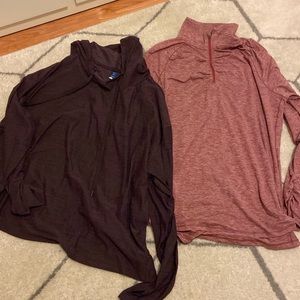 2 athletic/lounge long sleeves. Size 2XL